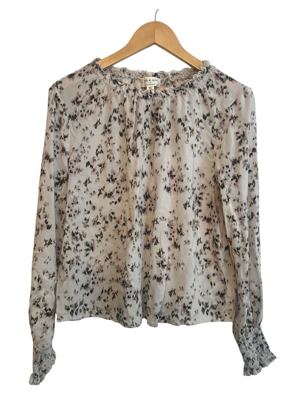 Cloth & Stone x Anthropologie Abstract Print Blouse